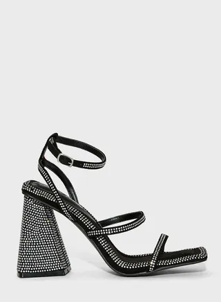 Multi Strap High Heel Sandals 