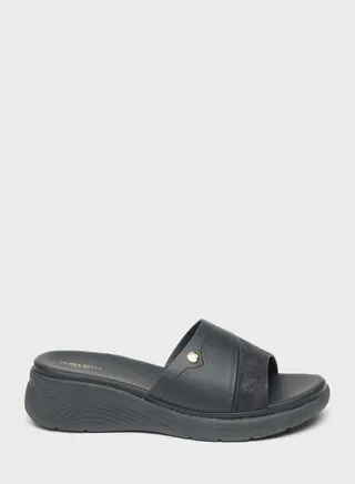 One Strap Wedge Sandals 