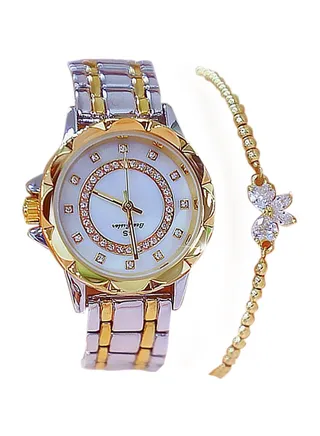 Women's Stainless Steel Analog Wrist Watch With Bracelet NSSB037006353 