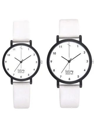 2-Piece Fashion Analog Couple Watch Set NSSB037002131 