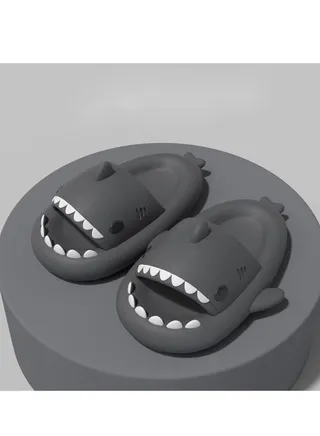 Shark Family Slippers Cartoon Slippers At Home 