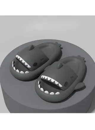 Shark Family Slippers Cartoon Slippers At Home 