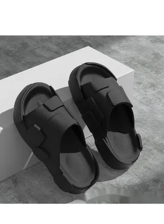 New Fashion Square Thick Sole Casual Non-Slip Slippers 
