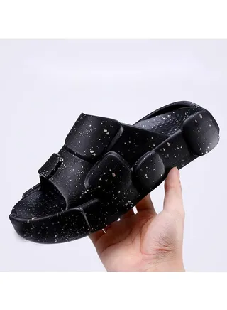 New Fashion Square Thick Sole Casual Non-Slip Slippers 