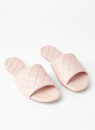 Comfortable Footbed Trendy Flat Sandals Heildi Pink 