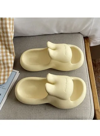 Summer Non-Slip Silent Soft Soled Cute Bunny Slippers 