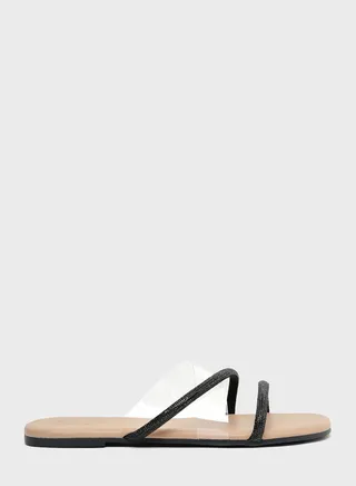 Embellished Strap Sandals 