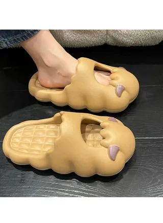 Cute Little Sheep Slippers Thick Soles Deodorant Non-Slip Slippers 