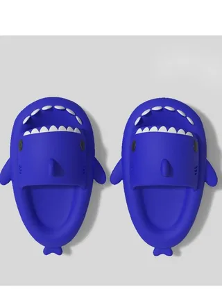 Shark Family Slippers Cartoon Slippers At Home 