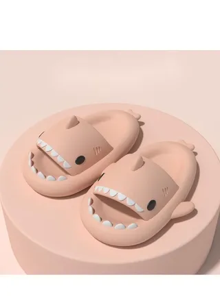 Shark Family Slippers Cartoon Slippers At Home 