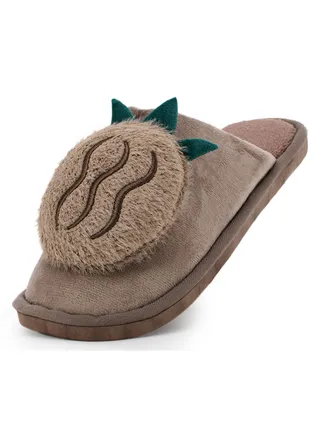 Lucky Kids Mens Womens Cozy Slip On Slippers With Velvet Rubber Non-Slip Sole And Cute With Fruity Plush Design For Little/Big Kid 