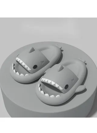 Shark Family Slippers Cartoon Slippers At Home 