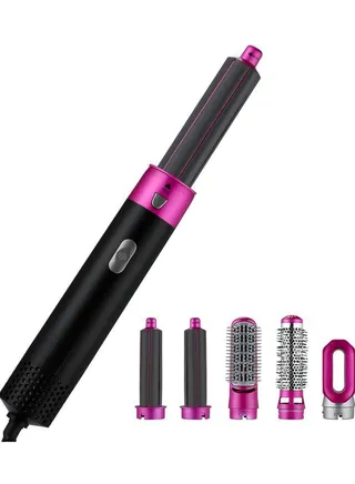 5-in-1 Blowout Brush Set: Professional Hair Dryer & Styling Kit 