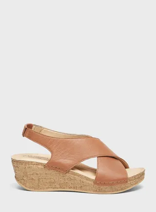 Multi Strap Wedge Sandals 