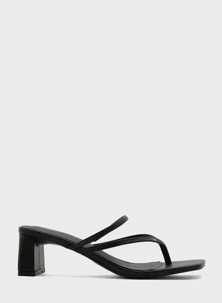 Multi Strap Low Heel Sandals 