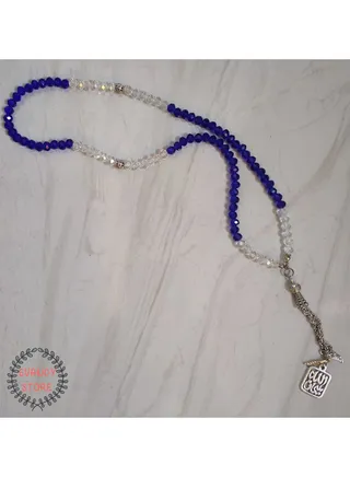 EvancyStore Handmade Crystal Rosary blue 