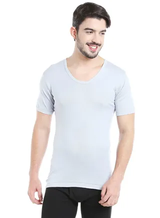Comfortable Casual Undershirt Grey 