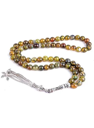 Rosary - Garnet Stone, 40Cm 