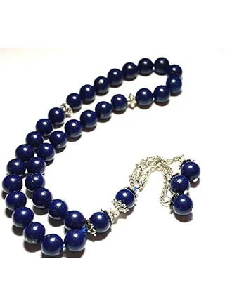 Genuine Lapis Thasbeeh Beed 