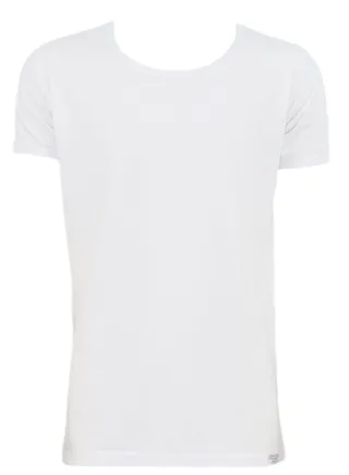 RAYAN Round Neck Undershirt Cotton White 