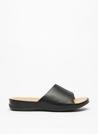 Womens Open Toe Slip On Sandals 