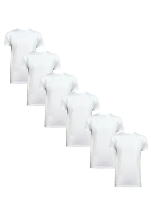 6- Pieces Crew Neck Comfortable Undershirt For Mens 