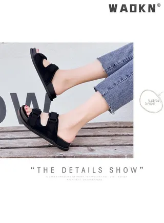 Women Fashion Slippers Non-Slip Soft Adjustable Sandals For Indoor And Outdoor Use 