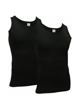 Thermal Sleeveless Slimming Shapewear Undershirt Black 