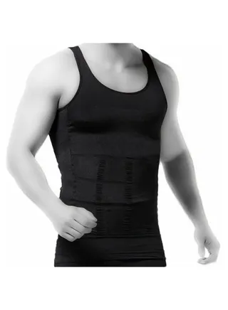 Sleeveless Slimming Shapewear Undershirt Black 