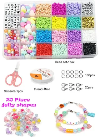 Beads accessories making starter jelly 1kit 