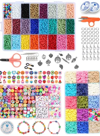 Small Craft Beads Assorted DIY 
