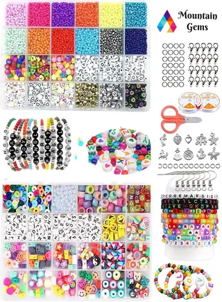Mega set , Small Craft Beads Assorted Kit DIY 