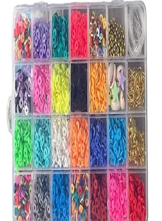 Spacer Beads Polymer Clay Bead kit 27 different 