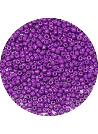 Purple Round Size Uniform Seed Beads 10000pcs/110 Grams in Box 