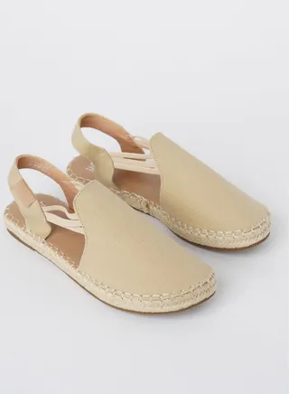 JOVE Women's Casual Espadrilles BEIGE 