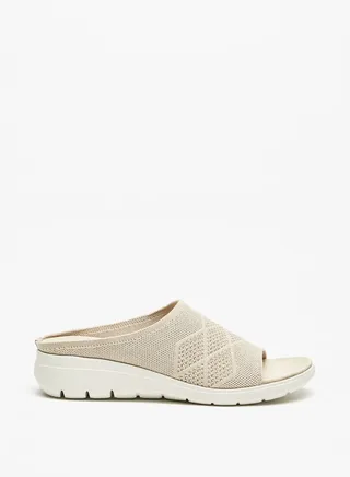 Women's Textured Slide Sandals Ramadan Collection