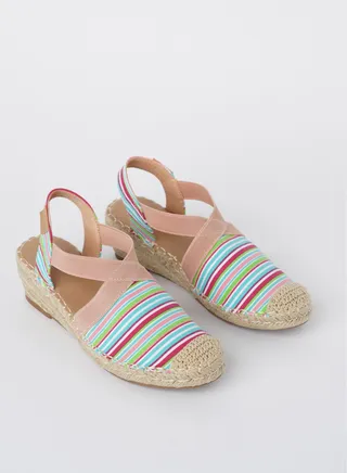 JOVE Women's Casual Espadrilles MULTICOLOUR 