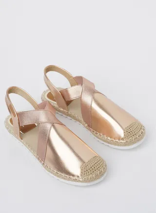 JOVE Women's Casual Espadrilles ROSE GOLD 