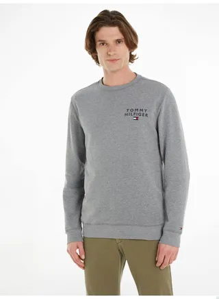 Men's Original Logo Lounge Track Top, Grey 