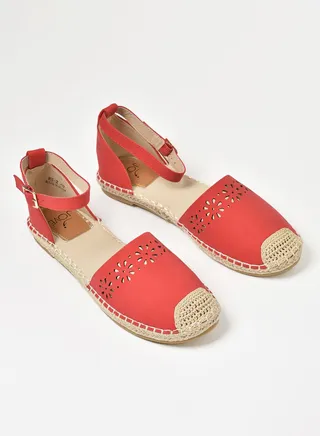 Women's Casual Espadrilles Red 