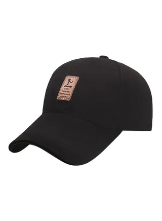 Baseball Snapback Cap Black 