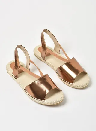 Women's Casual Espadrilles Bronze 