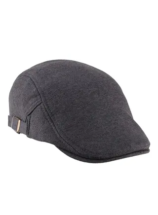 Duckbill Flat Cap Dark Grey 