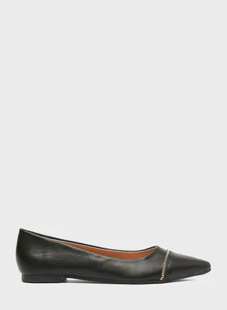 Pointed Toe Ballerinas 
