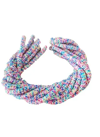 Colorful Flat Clay Beads for Necklace Bracelet Earring Pendant and Anklet Craft Making (5 Strands 6mm) 