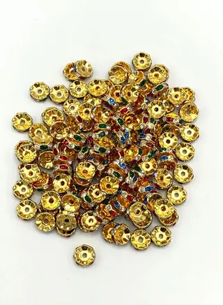12-Piece Jewelry Making Ring Shaped beads 10mm 