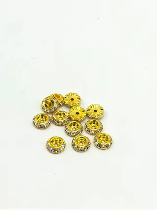 12-Piece Jewelry Making Ring Shaped beads 9mm 