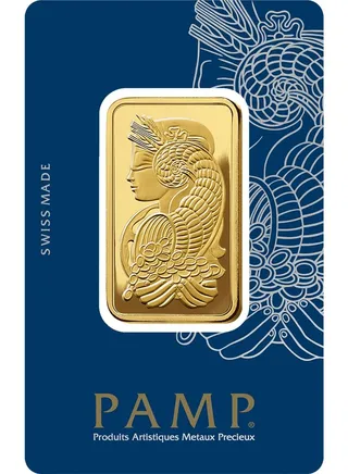 Varnika Jewellery Suisse Pamp Queen 24K(999.9) 1 ounce Gold Bar 