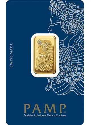 Varnika Jewellery 10g Gold Bar Suisse Pamp Queen 24K (999.9) 