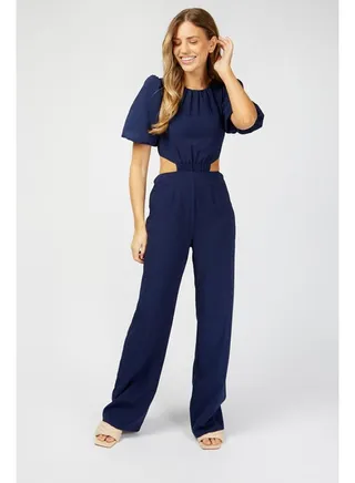 Tempest Tie Back Cut Out Jumpsuit 